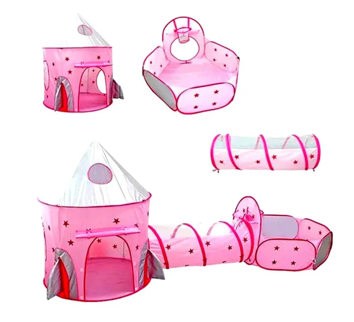 Carpa Castillo 3 En 1 Túnel + Piscina➕ Envío Gratis