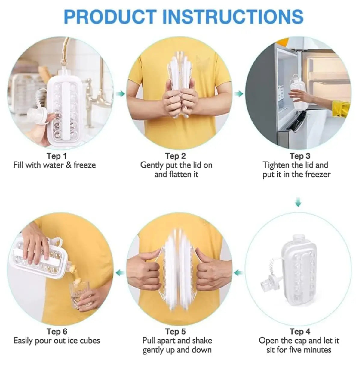 Botella Para Hacer Bolas De Hielo 2 en 1 ➕ Envío Gratis