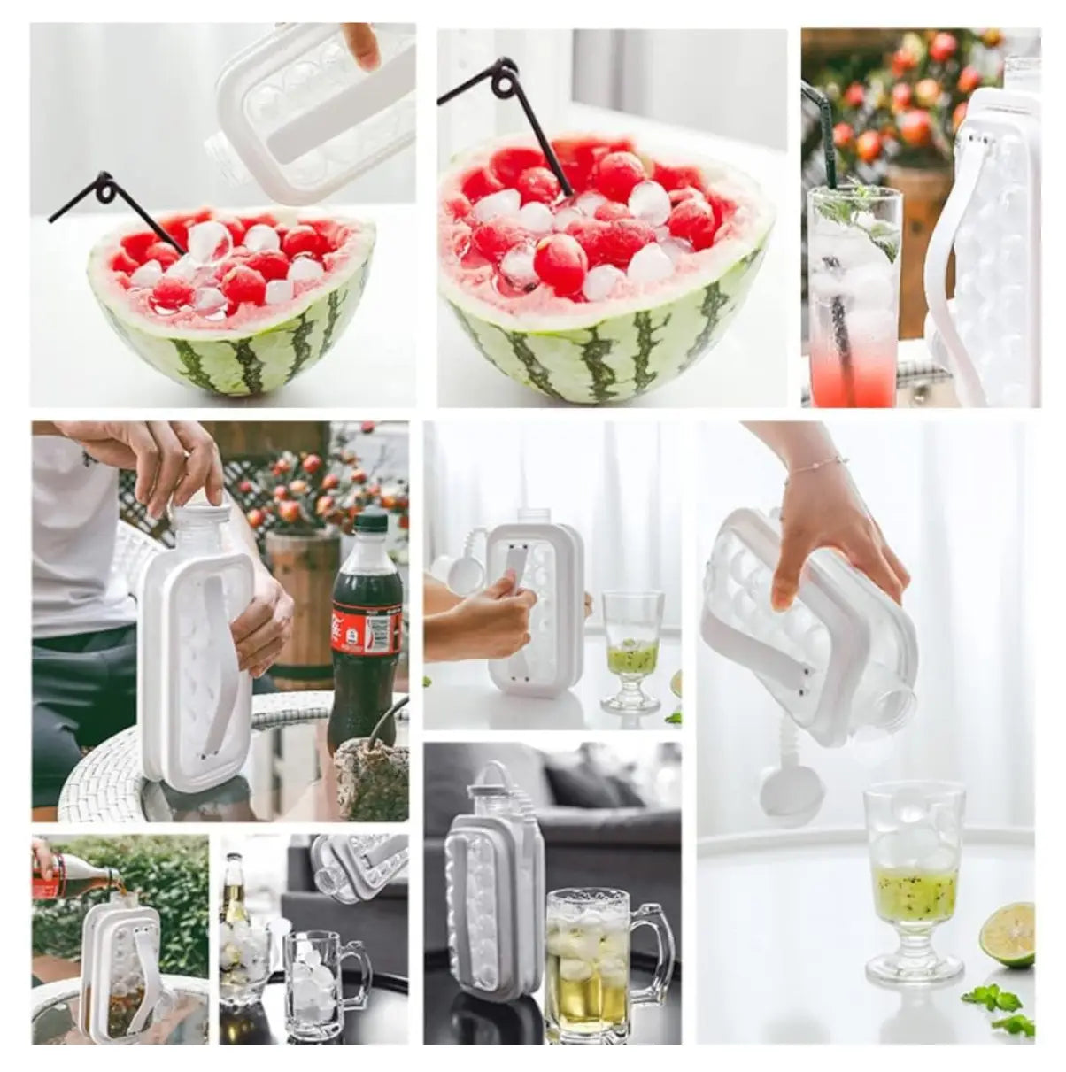 Botella Para Hacer Bolas De Hielo 2 en 1 ➕ Envío Gratis