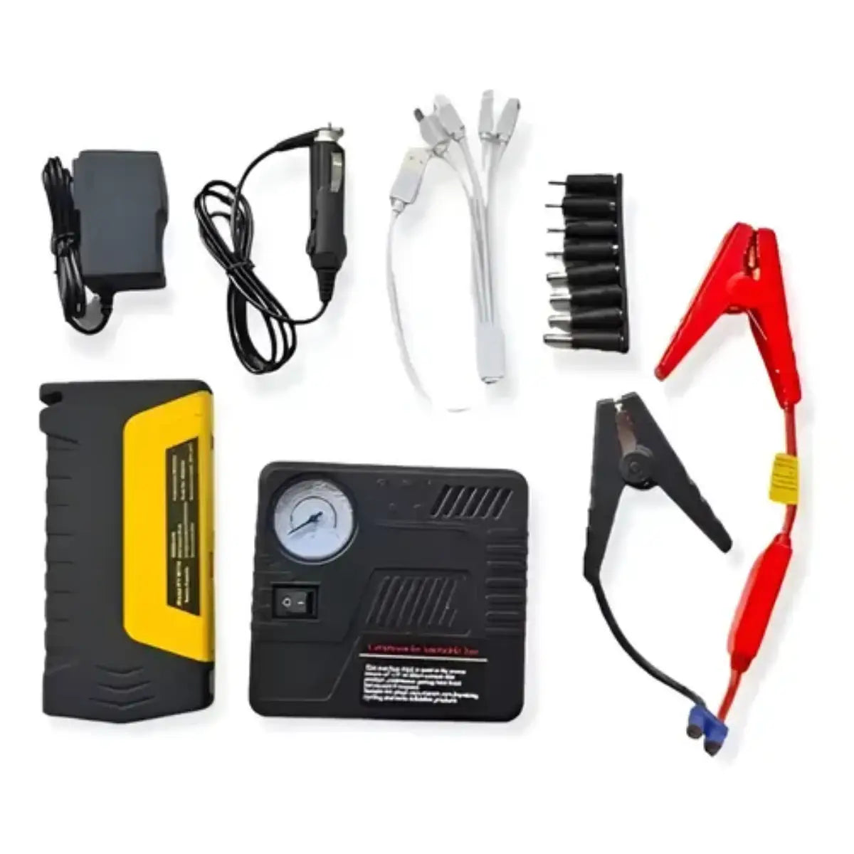 Arrancador de Batería 🎁 Compra 1 y Recibe un Compresor de Aire Portátil