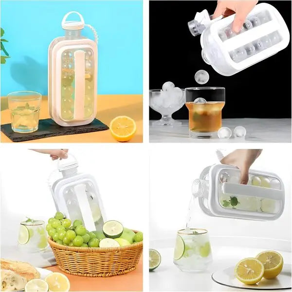 Botella Para Hacer Bolas De Hielo 2 en 1 ➕ Envío Gratis