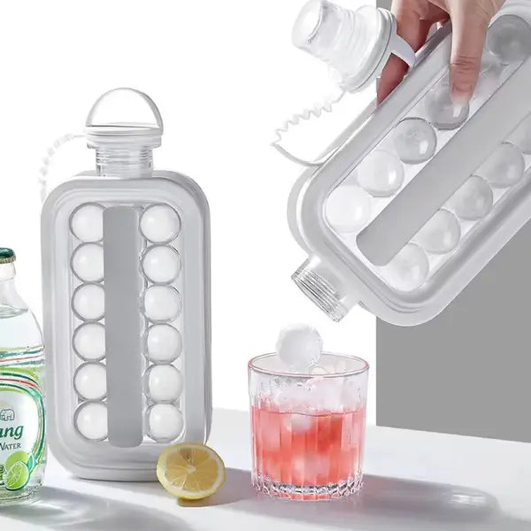 Botella Para Hacer Bolas De Hielo 2 en 1 ➕ Envío Gratis