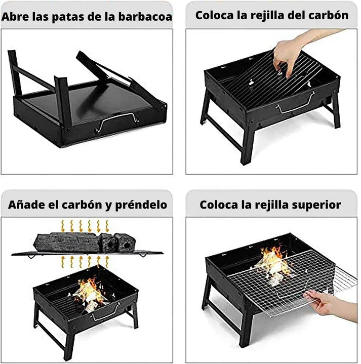Barbacoa Plegable Original ➕ Envío Gratis