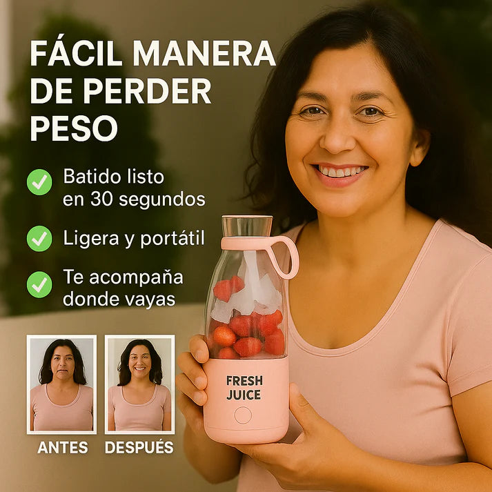 Batidora Portátil FreshJuice® - La Moda para Bajar de Peso ➕ Envío Gratis