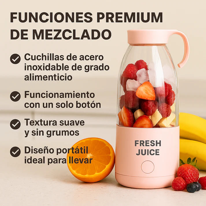 Batidora Portátil FreshJuice® - La Moda para Bajar de Peso ➕ Envío Gratis