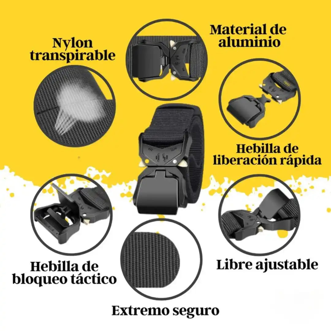 Cinturón Táctico Militar Indestructible ➕ Envío Gratis