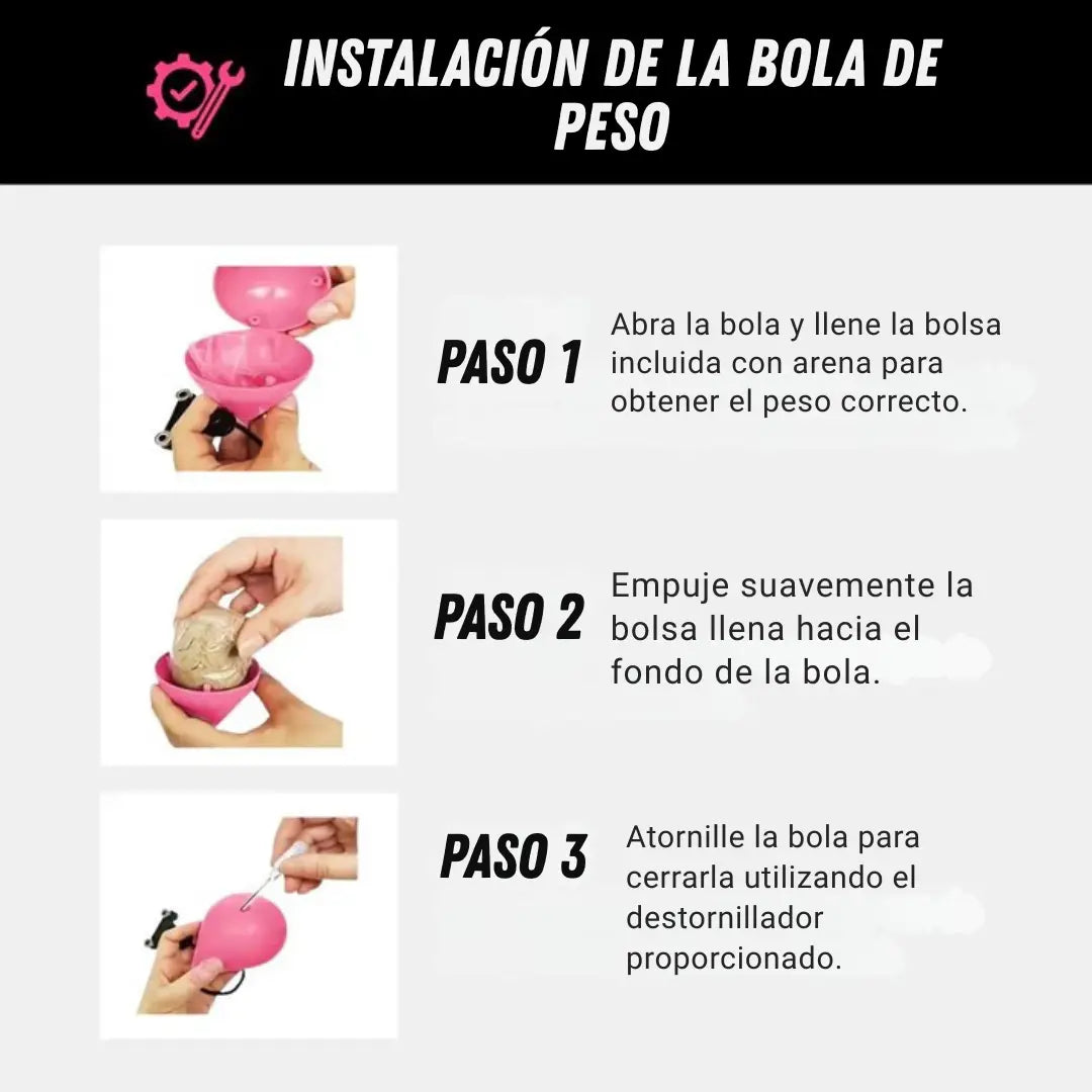 Aro Deportivo Para Abdomen con pelota de peso ajustable ➕Envió Gratis