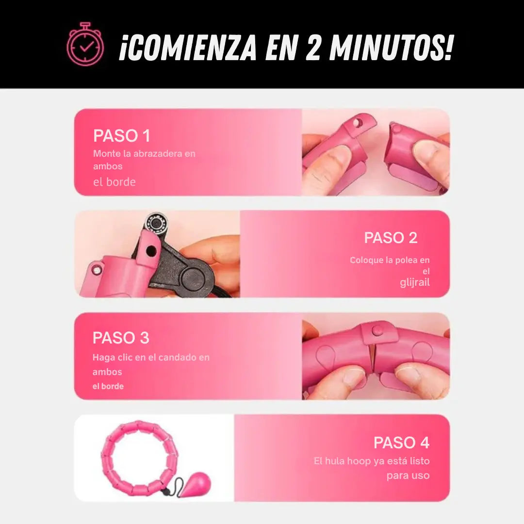 Aro Deportivo Para Abdomen con pelota de peso ajustable ➕Envió Gratis