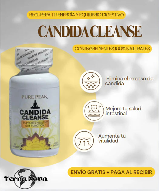 🌿 CÁNDIDA CLEANSE ORIGINAL 🍄 60 CÁPSULAS
