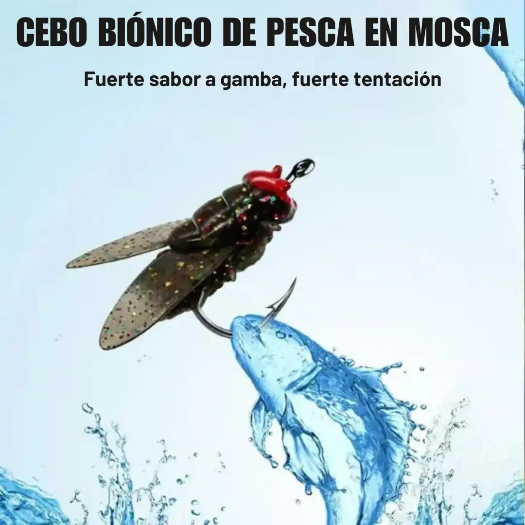 Cebo de Moscas Para Peces Biónico 🎁 LLEVE 20X 69,500 🎁 LLEVE 40X 91,500 DE REMATE!