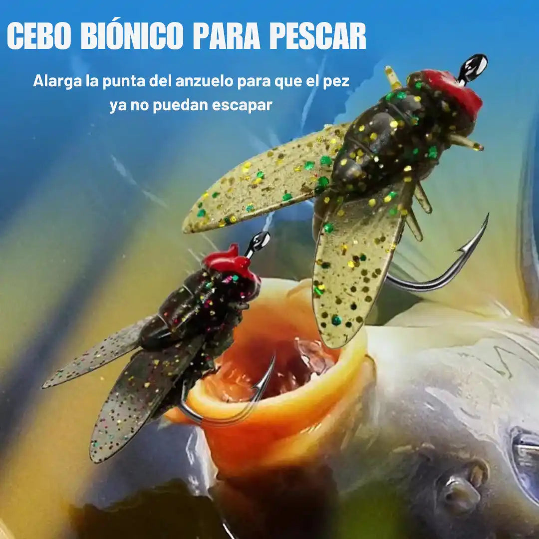 Cebo de Moscas Para Peces Biónico 🎁 LLEVE 20X 69,500 🎁 LLEVE 40X 91,500 DE REMATE!