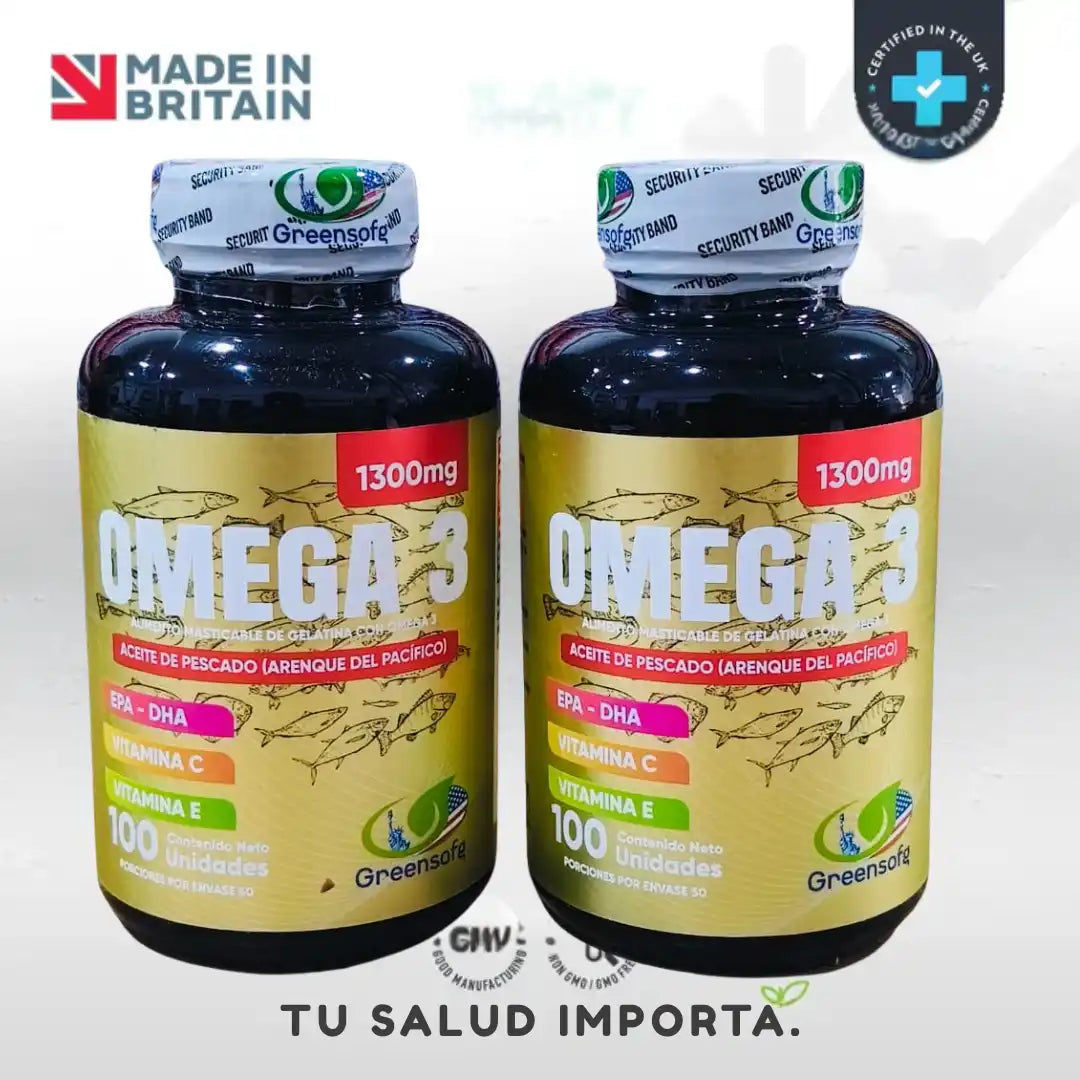 Combo Omega 3 Softgels™ 🔥 Compra 1 Lleva 2 ➕ Envío gratis