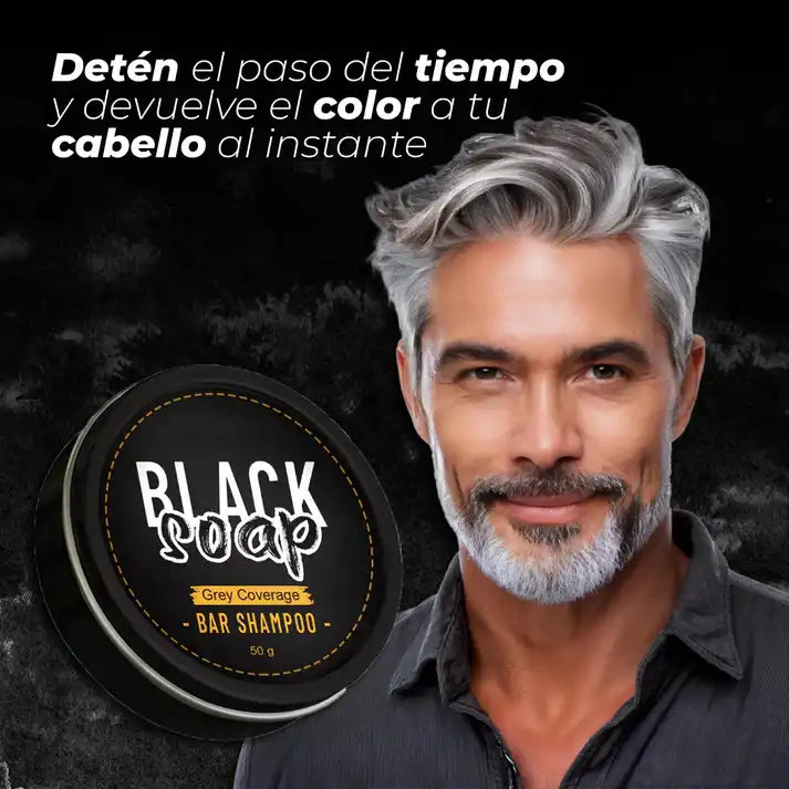 BlackSoap Jabón Anti Canas ➕ PROMO 2x1! COMPRA 1 Y LLEVA 2 ➕ ENVÍO GRATIS