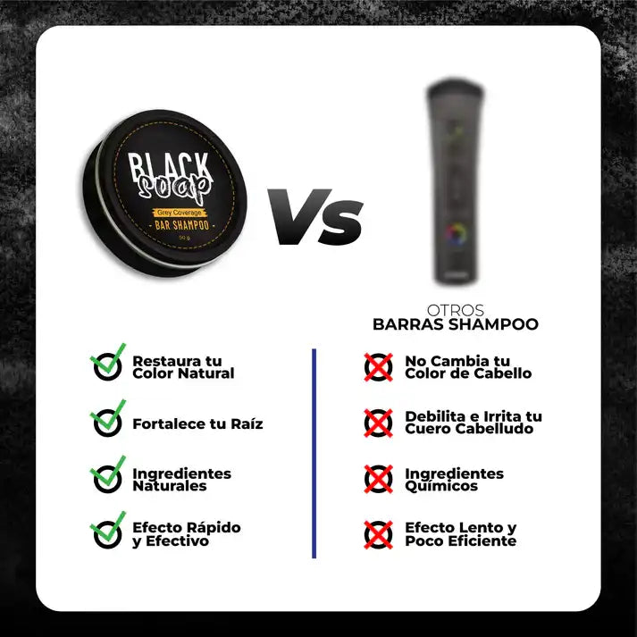 BlackSoap Jabón Anti Canas ➕ PROMO 2x1! COMPRA 1 Y LLEVA 2 ➕ ENVÍO GRATIS