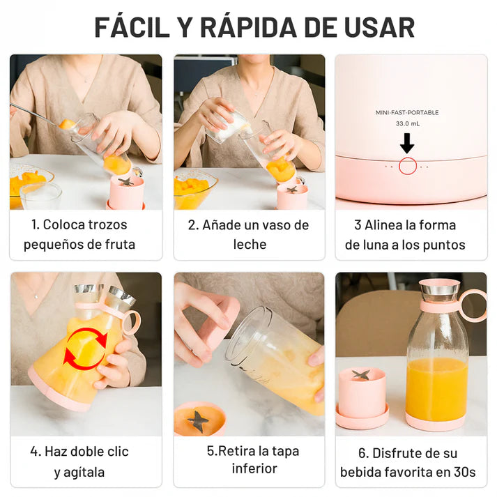Batidora Portátil FreshJuice® - La Moda para Bajar de Peso ➕ Envío Gratis