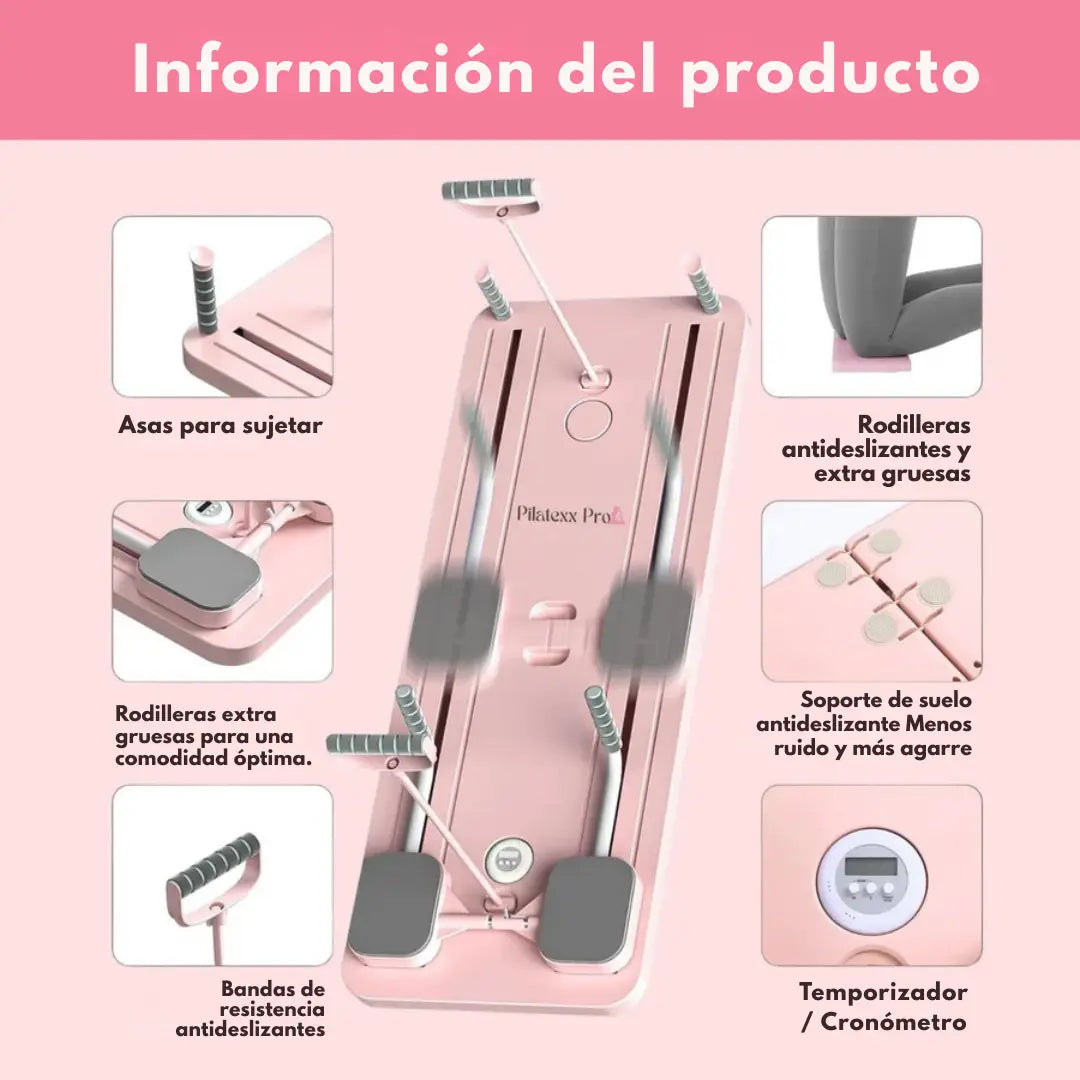 Pilatexx Pro✨ Tabla Flexiones Ejercicios Plegable ➕ Envío Gratis