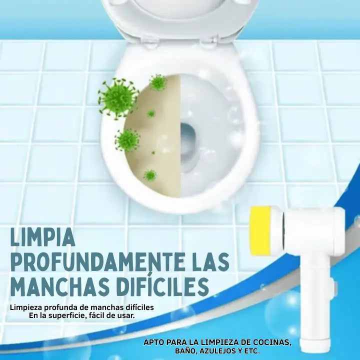 Cepillo Giratorio 5 en 1 de limpieza eléctrico mágico recargable