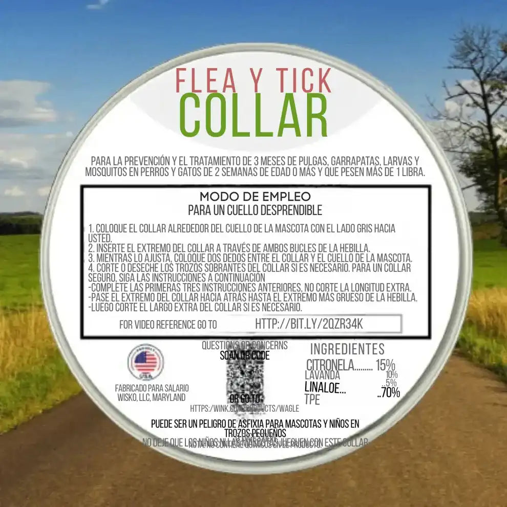Collar Repelente Natural ✨ Anti Pulgas, Garrapatas y Mosquitos| Cuida la SALUD de Tu Mascota