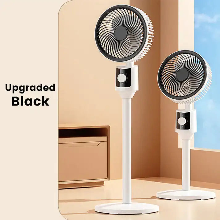 Ventilador de Pie Eléctrico Oscilante con Altura Ajustable ➕ Envío Gratis