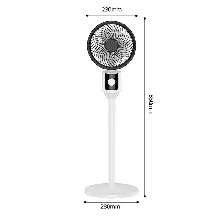 Ventilador de Pie Eléctrico Oscilante con Altura Ajustable ➕ Envío Gratis