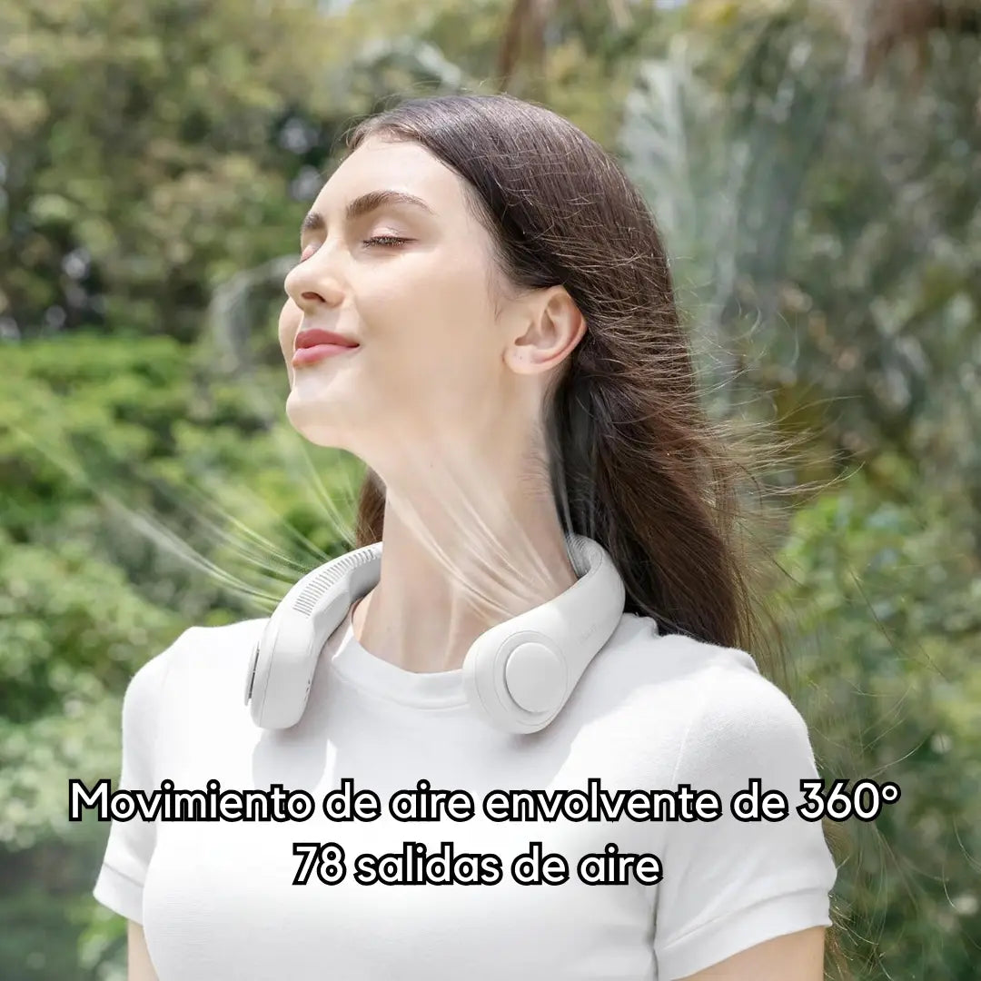 Ventilador Potente de Cuello Portátil ➕ Envío Gratis