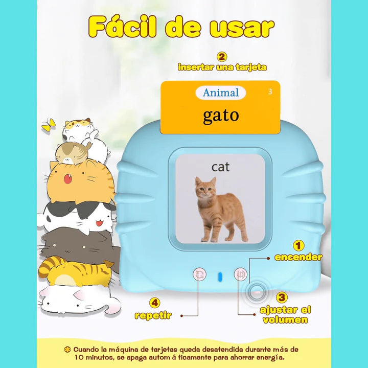 VerbaLingo - Tarjetas Educativas en Español e Inglés➕ Envió Gratis