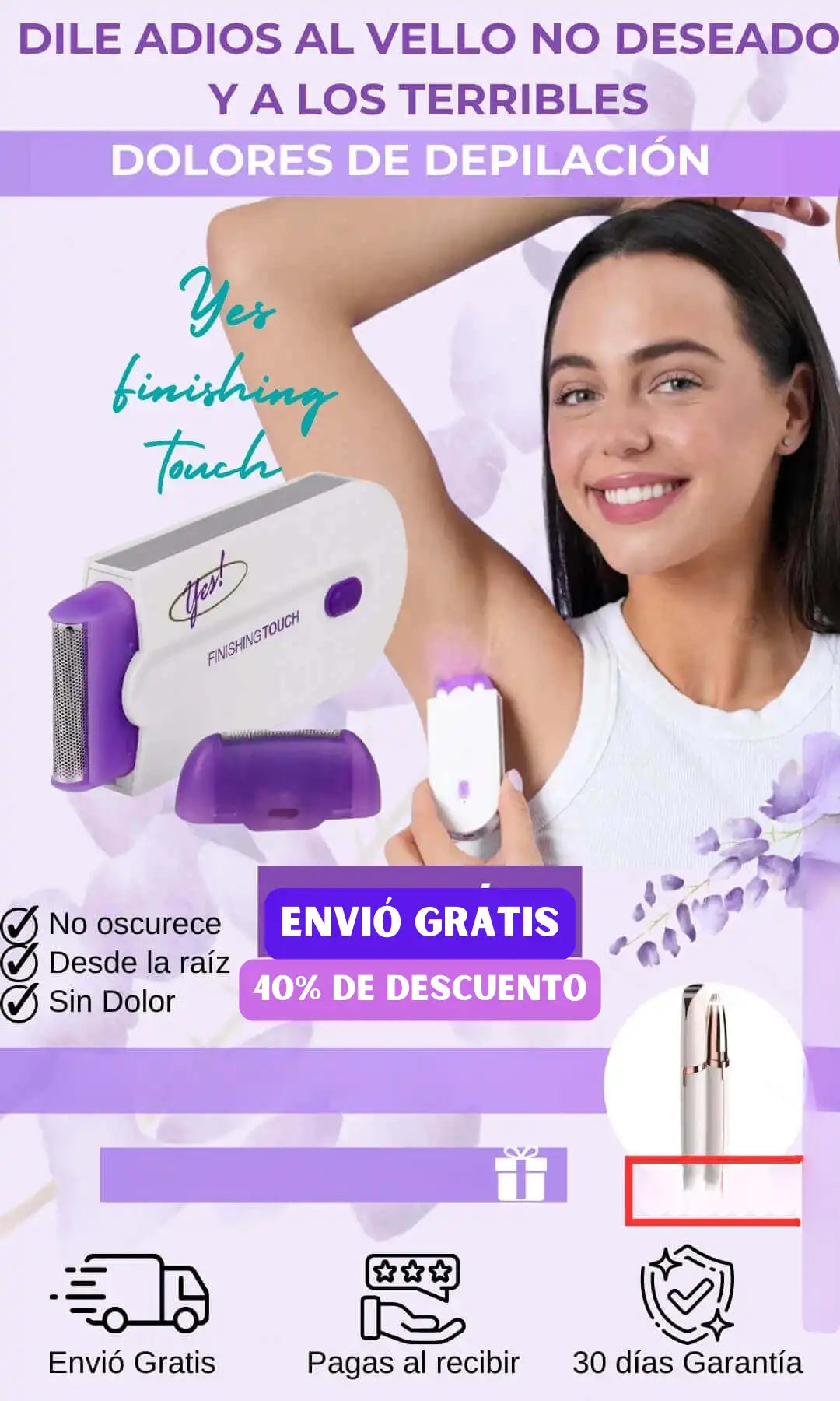 Depiladora Yes Inalámbrica 2 en 1 ➕  Envió Gratis
