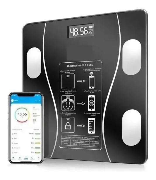 BASCULA DIGITAL INTELIGENTE CON BLUETOOTH ➕ ENVÌO GRATIS