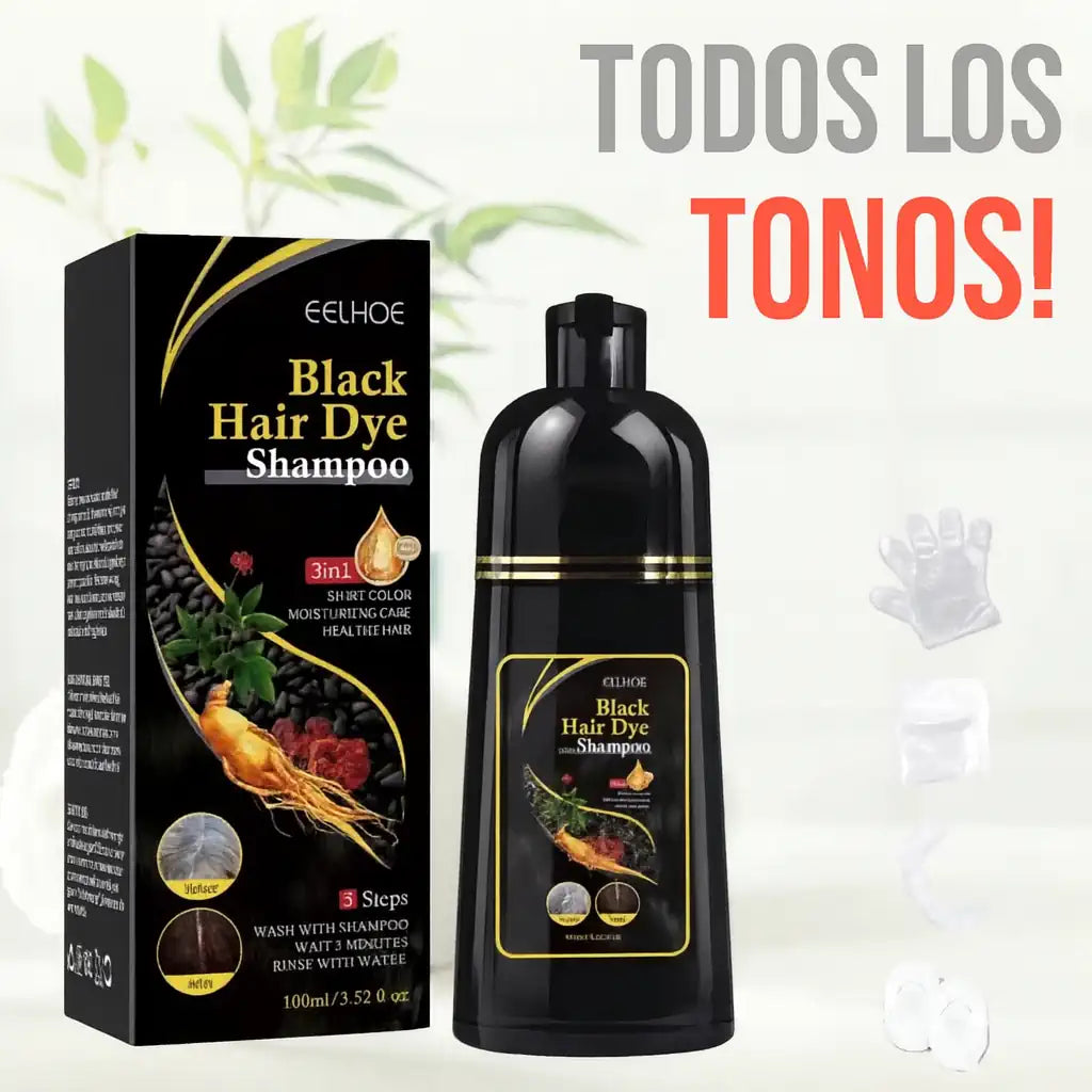 Anti-Gray™  Shampoo que elimina las canas y el cabello quebradizo 🎁 GRATIS TRATAMIENTO CAPILAR ➕ Envío Gratis