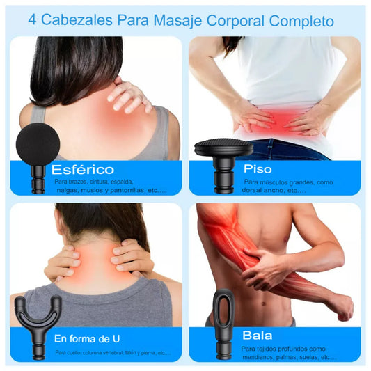 VitaRelax™ Pro - Pistola de Masaje de Precisión Inteligente ➕ Envío Gratis