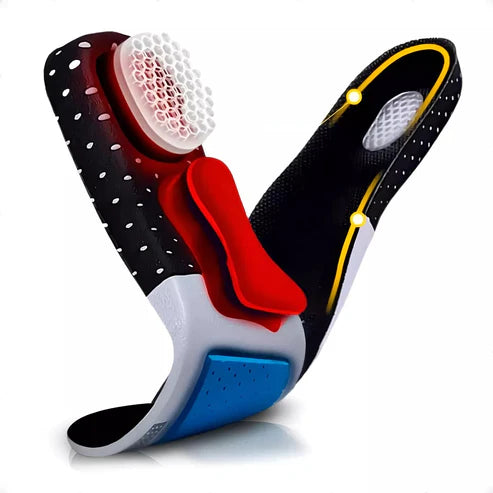 Plantillas Ortopédicas - Tecnología Gel que alivia el dolor por fascitis plantar o largas jornadas de pie.