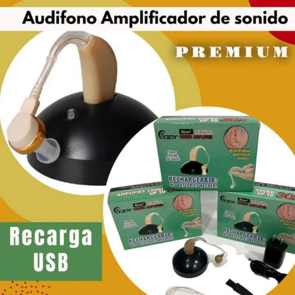 Amplificador Para Oídos Recargable + Envío Gratis