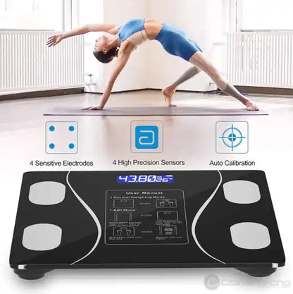 BASCULA DIGITAL INTELIGENTE CON BLUETOOTH ➕ ENVÌO GRATIS