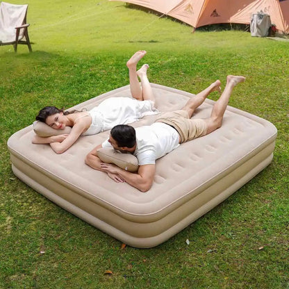 Colchón Inflable Eléctrico Premium 2 en 1 (Impermeable + Bomba Automática) 🔥 | Envío GRATIS 🚚