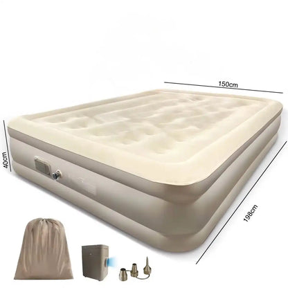 Colchón Inflable Eléctrico Premium 2 en 1 (Impermeable + Bomba Automática) 🔥 | Envío GRATIS 🚚