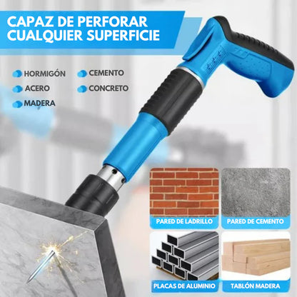 Potente Pistola de Clavos 🎁 Gratis Linterna Led Recargable ➕ Envío Gratis