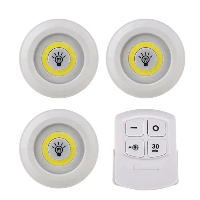 Compra 1 y Lleva 3 Luces Led con Control Remoto ➕ Envió Gratis