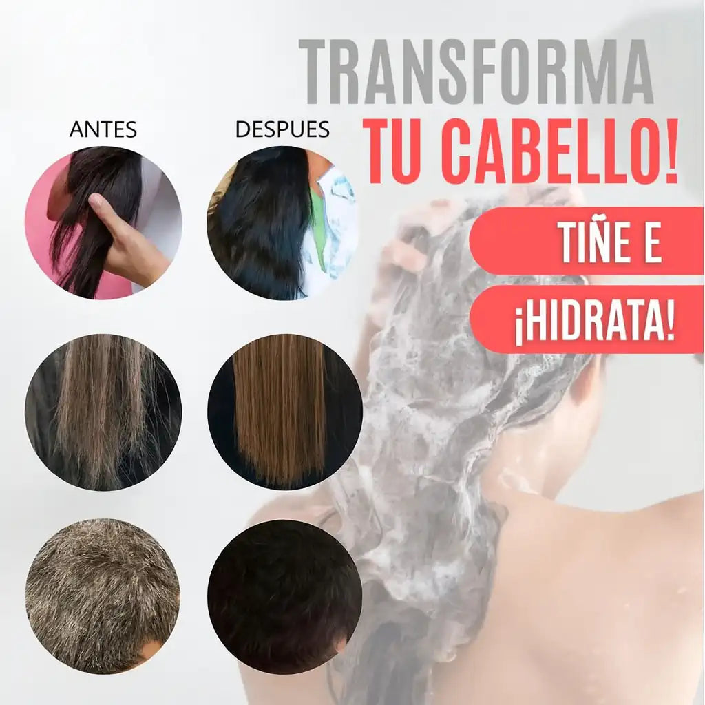 Anti-Gray™  Shampoo que elimina las canas y el cabello quebradizo 🎁 GRATIS TRATAMIENTO CAPILAR ➕ Envío Gratis
