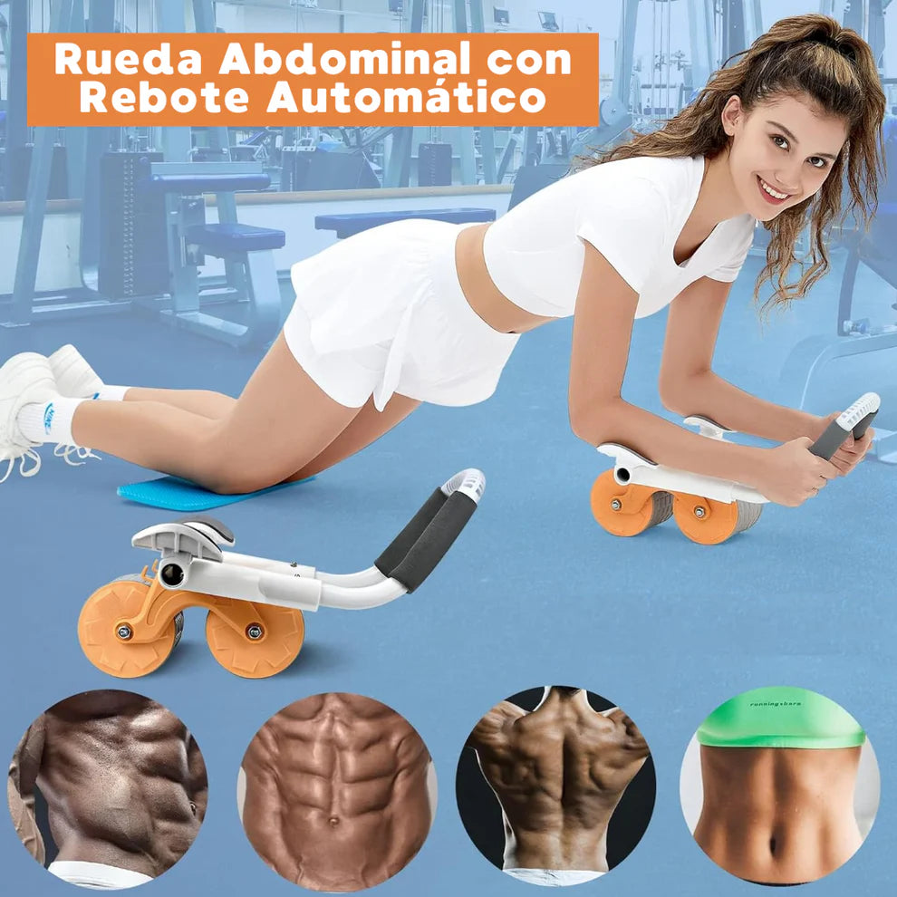 AbsRoller™ - Rueda Abdominal con Rebote Automático y Soporte para Codo ➕ Envío Gratis