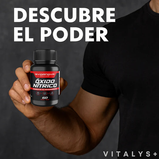 Oxido Nítrico - Potencia Masculina - 1000mg 🔥 100 CAPS ➕ Envío Gratis