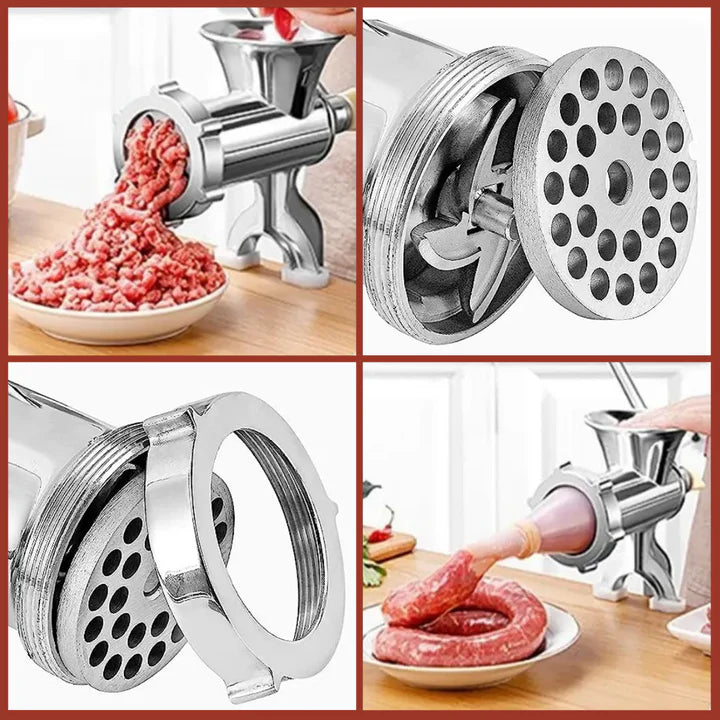 PrimeGrind™ Picadora de Carne de Acero Inoxidable ➕ Envío Gratis