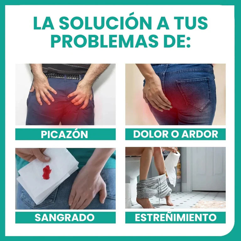 Tratamiento Potente para Aliviar Hemorroides ➕ Envío Gratis