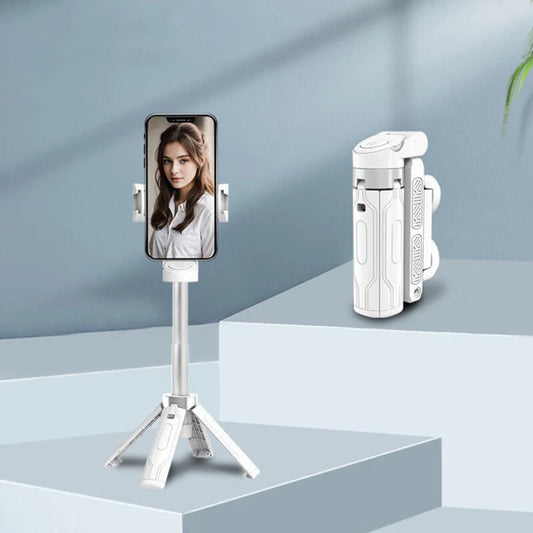 Trípode Extensible con Control Remoto y Agarre Compacto➕ Envío Gratis