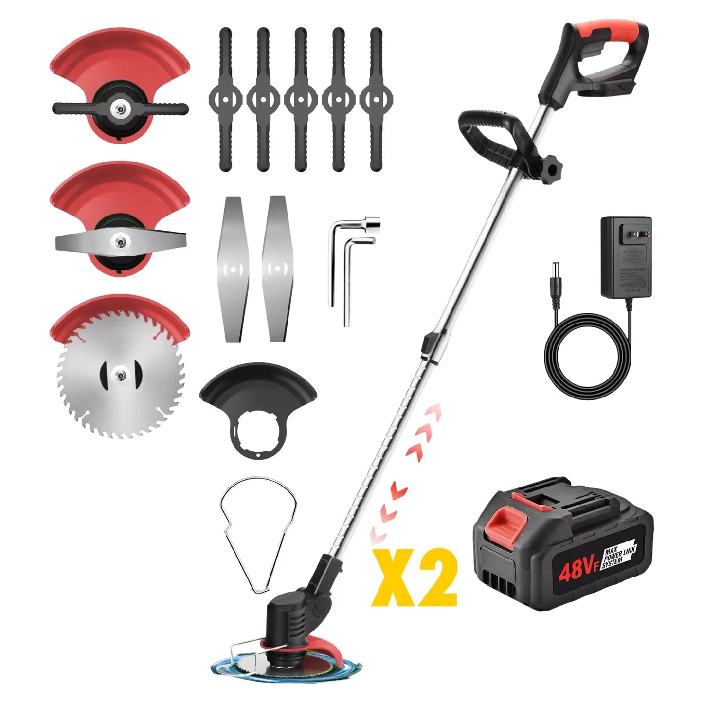 PODADORA CORTACESPED INALAMBRICA 🎁 2 BATERIAS➕ Envío Gratis