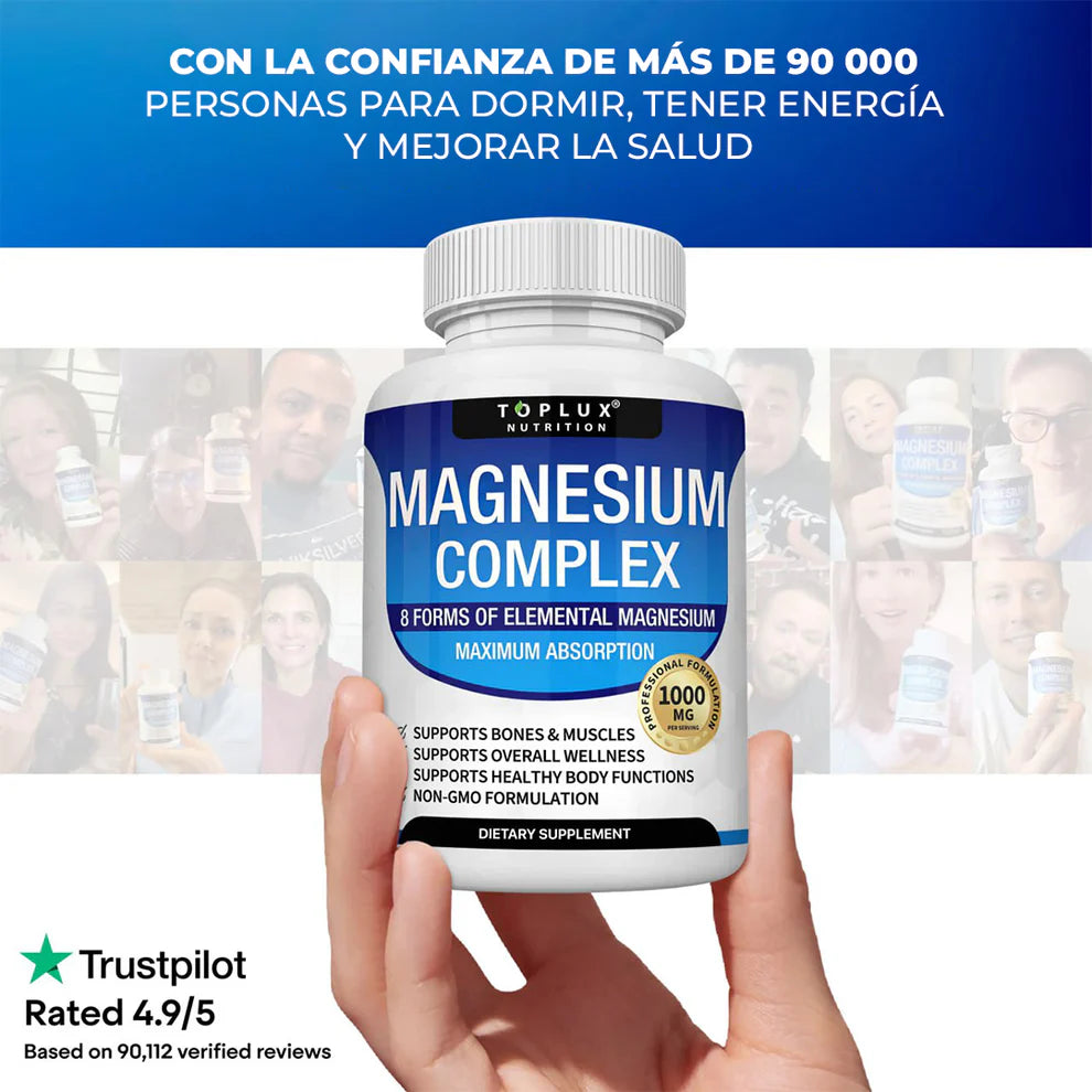 8-in-1 Magnesium Complex ORIGINAL IMPORTADO 🎁 Compra 1 Lleva 2 ➕ Envío Gratis
