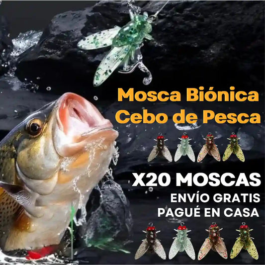 Cebo de Moscas Para Peces Biónico 🎁 LLEVE 20X 69,500 🎁 LLEVE 40X 91,500 DE REMATE!
