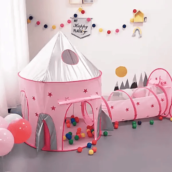 Carpa Castillo 3 En 1 Túnel + Piscina➕ Envío Gratis