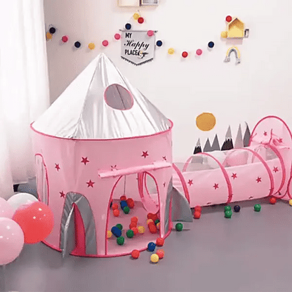 Carpa Castillo 3 En 1 Túnel + Piscina➕ Envío Gratis