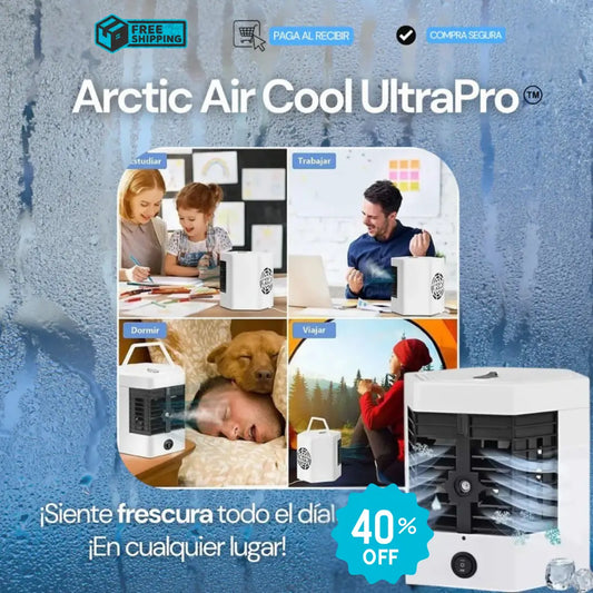 ARCTIC AIR COOL ULTRA PRO™ - SIENTE LA FRESCURA EN CUALQUIER LUGAR