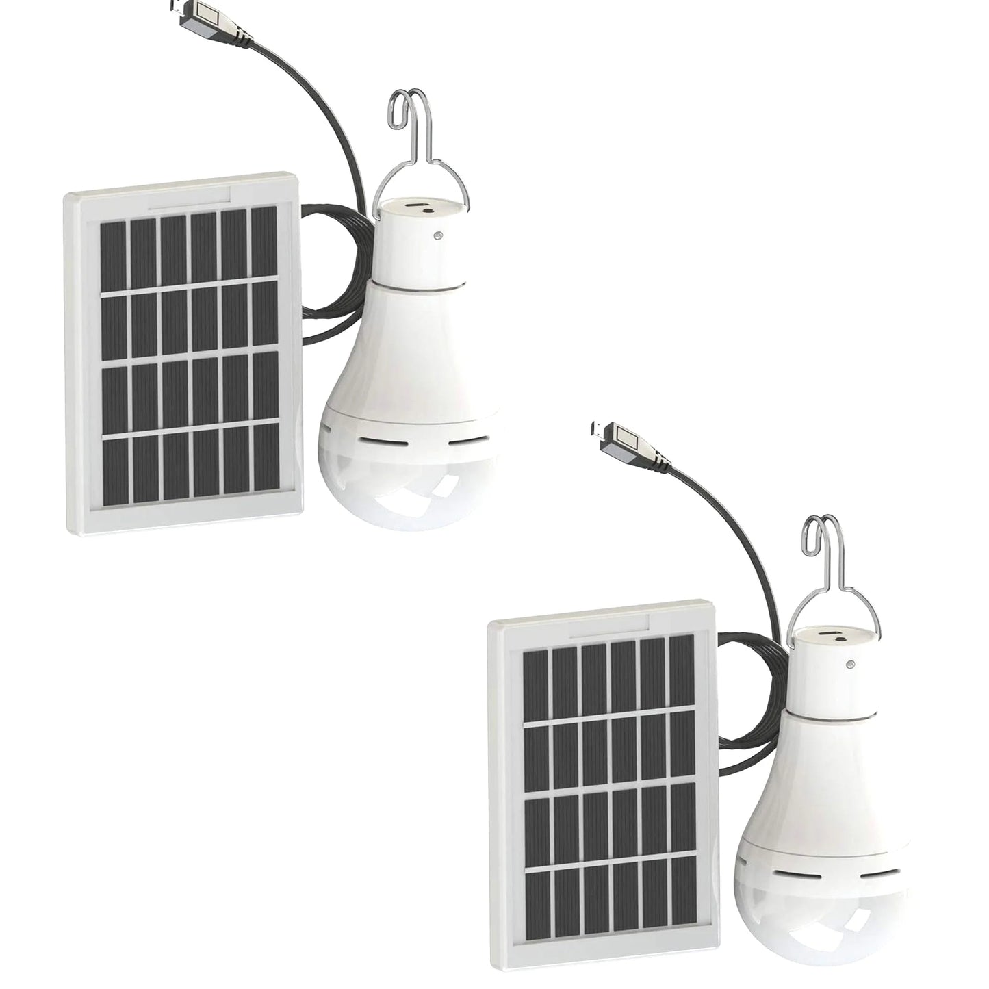 Bombillas LED 12W Con Paneles Solares : ¡Luz Sin Enchufes y Gratis!